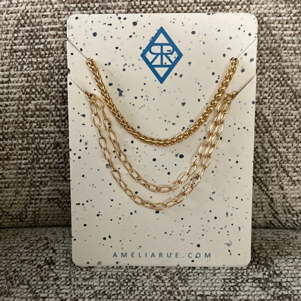 Amelia Rue Multi-Strand Layering Necklace Set
